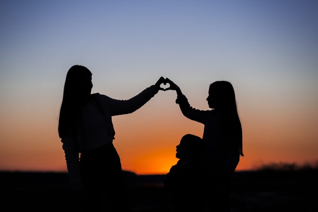 sisters, heart, sunset-6053044.jpg